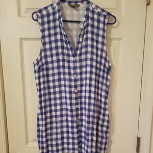 Tommy Bahama gingham sleeveless dress
